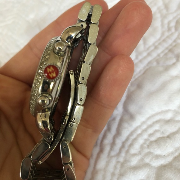 Michele csx chronograph watch with diamonds main image 4